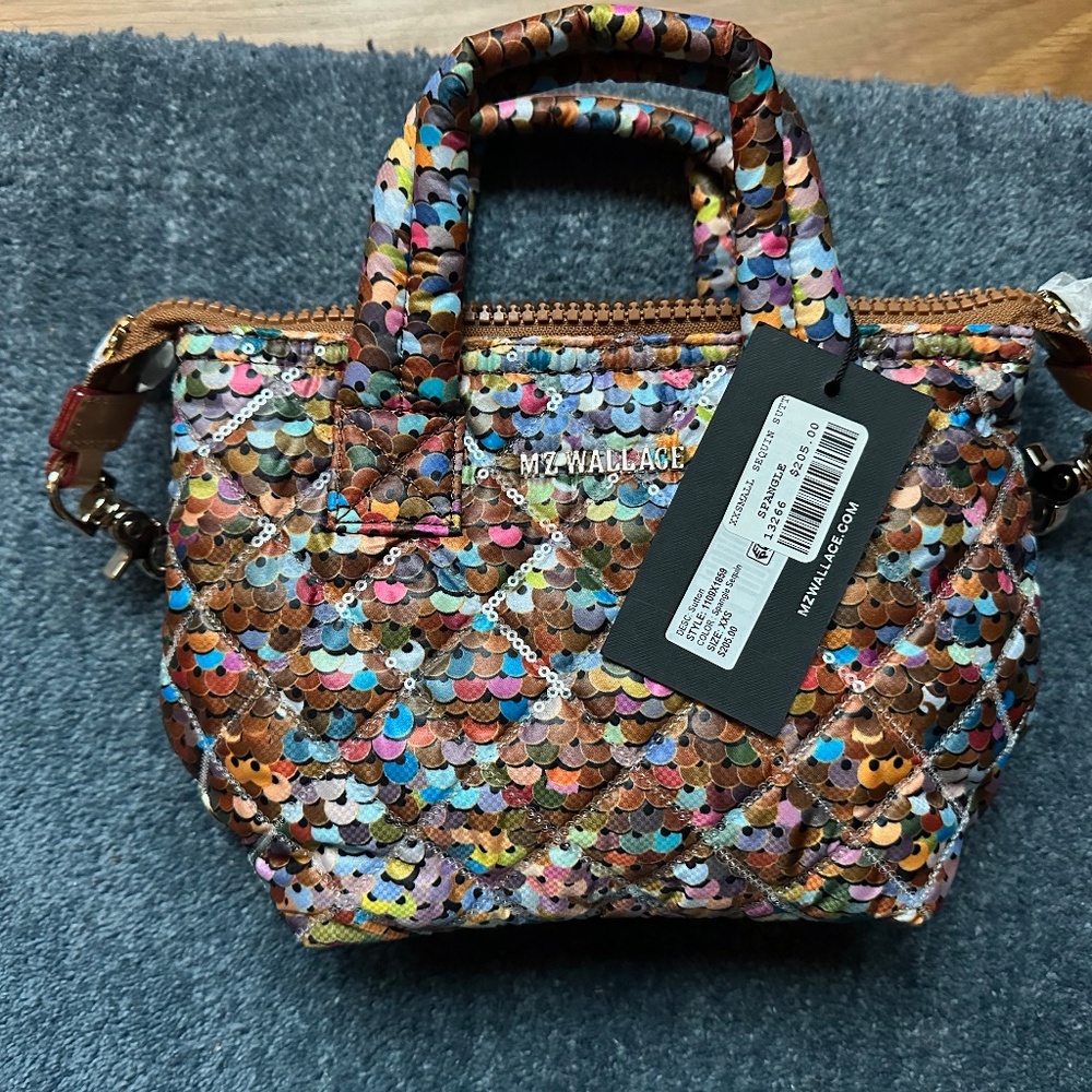MZ Wallace BNWT sequin micro sutton